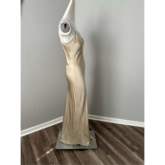 NWOT NILI LOTAN Cami silk-satin gown Sz M $595 - Picture 9 of 12